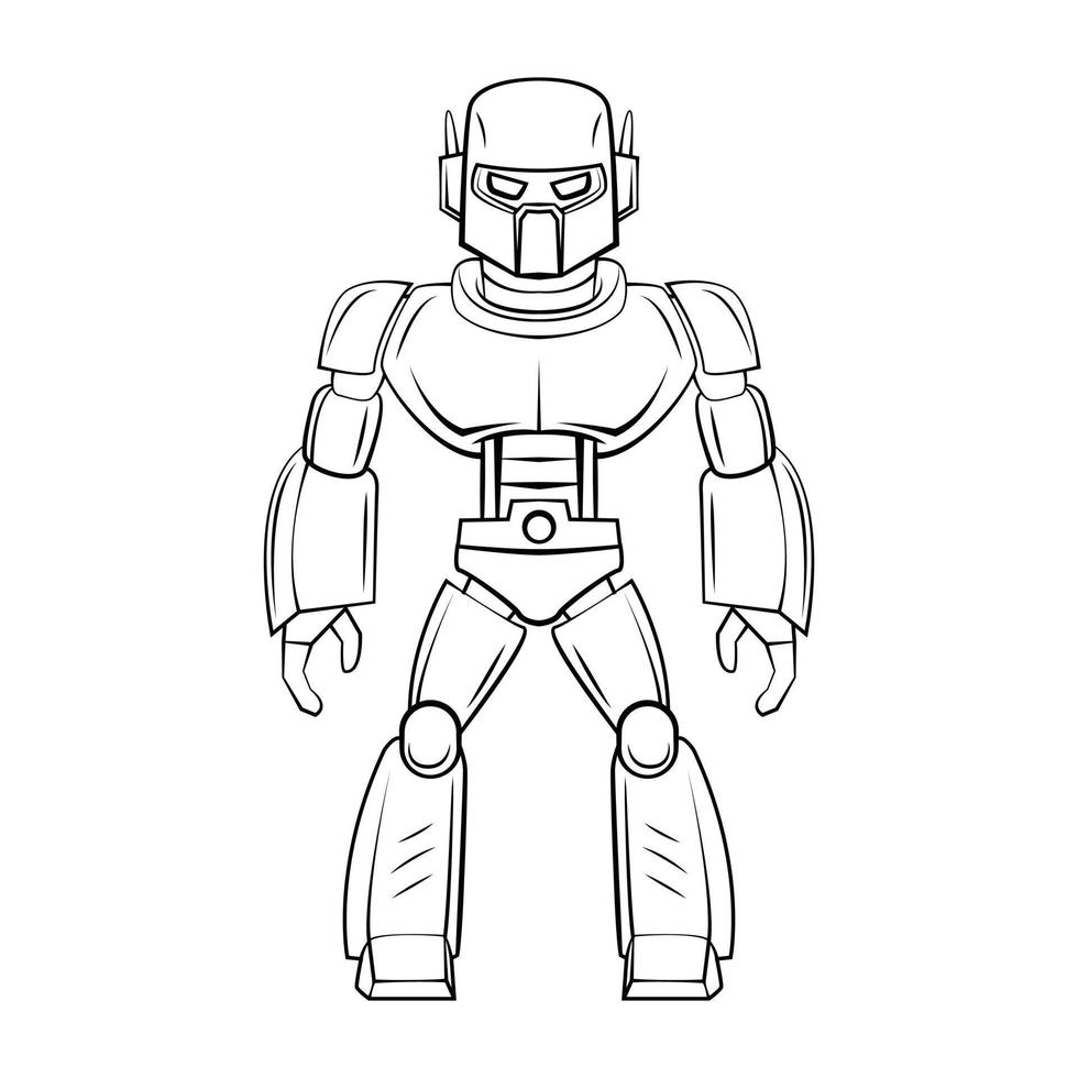 robot technologie illustratie Aan wit achtergrond vector