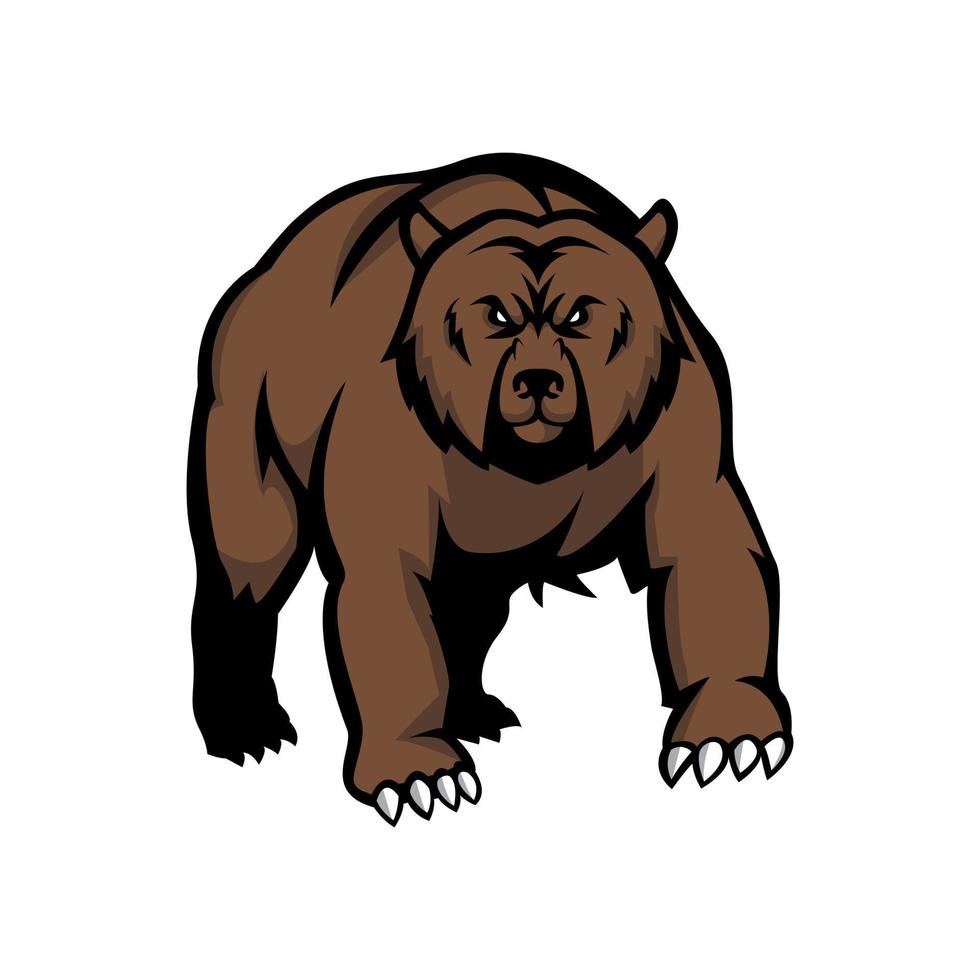 beer dier vector illustratie ontwerp