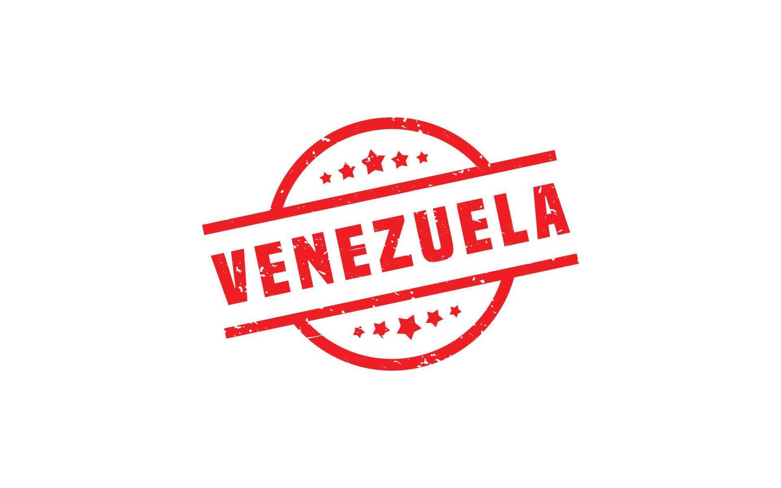 Venezuela postzegel rubber met grunge stijl Aan wit achtergrond vector