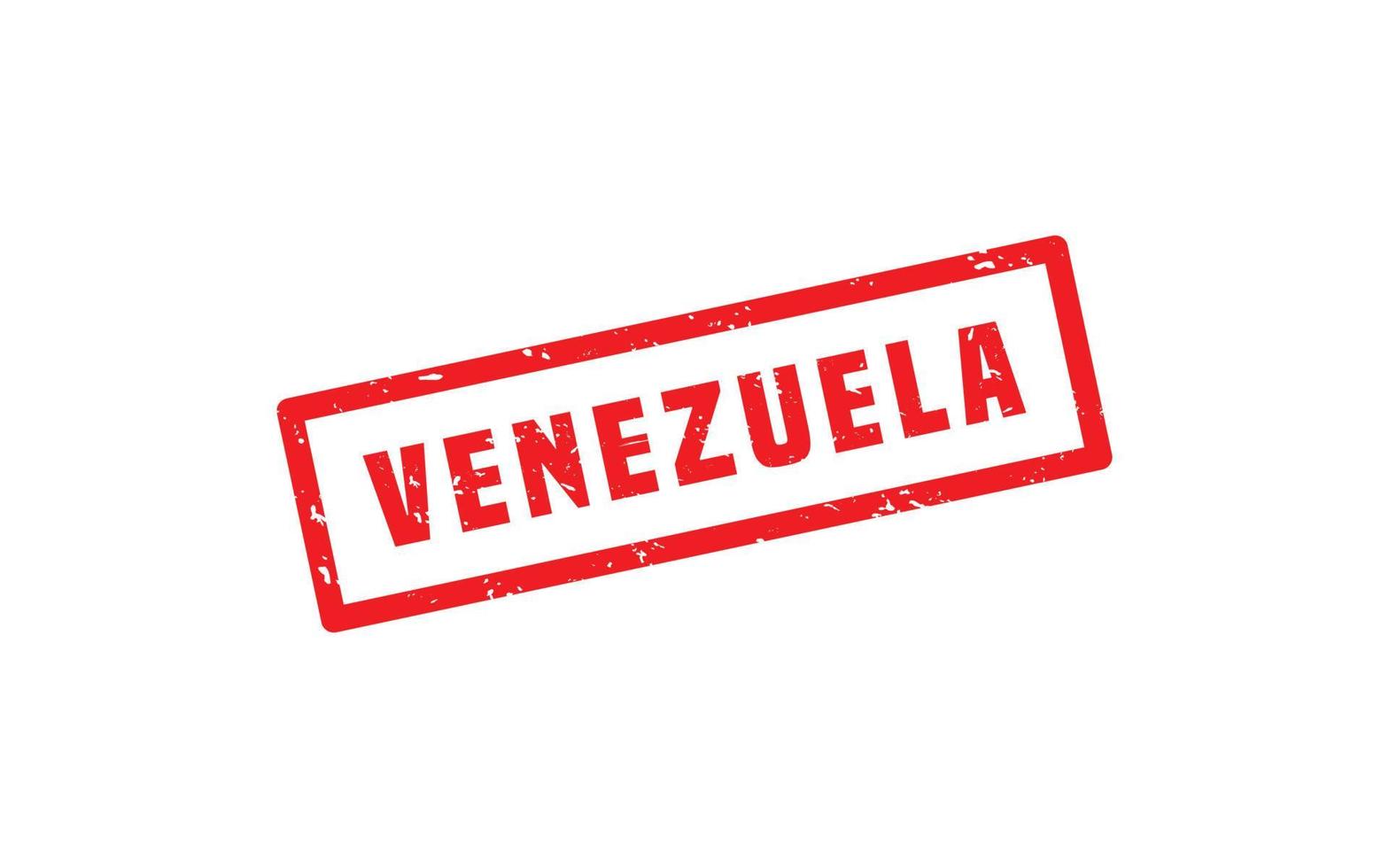 Venezuela postzegel rubber met grunge stijl Aan wit achtergrond vector