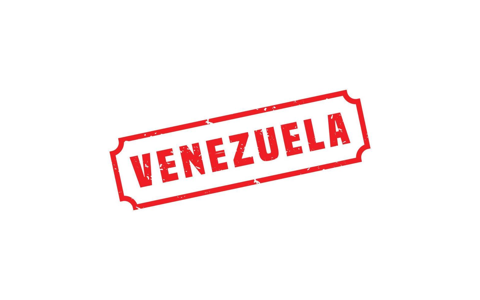 Venezuela postzegel rubber met grunge stijl Aan wit achtergrond vector