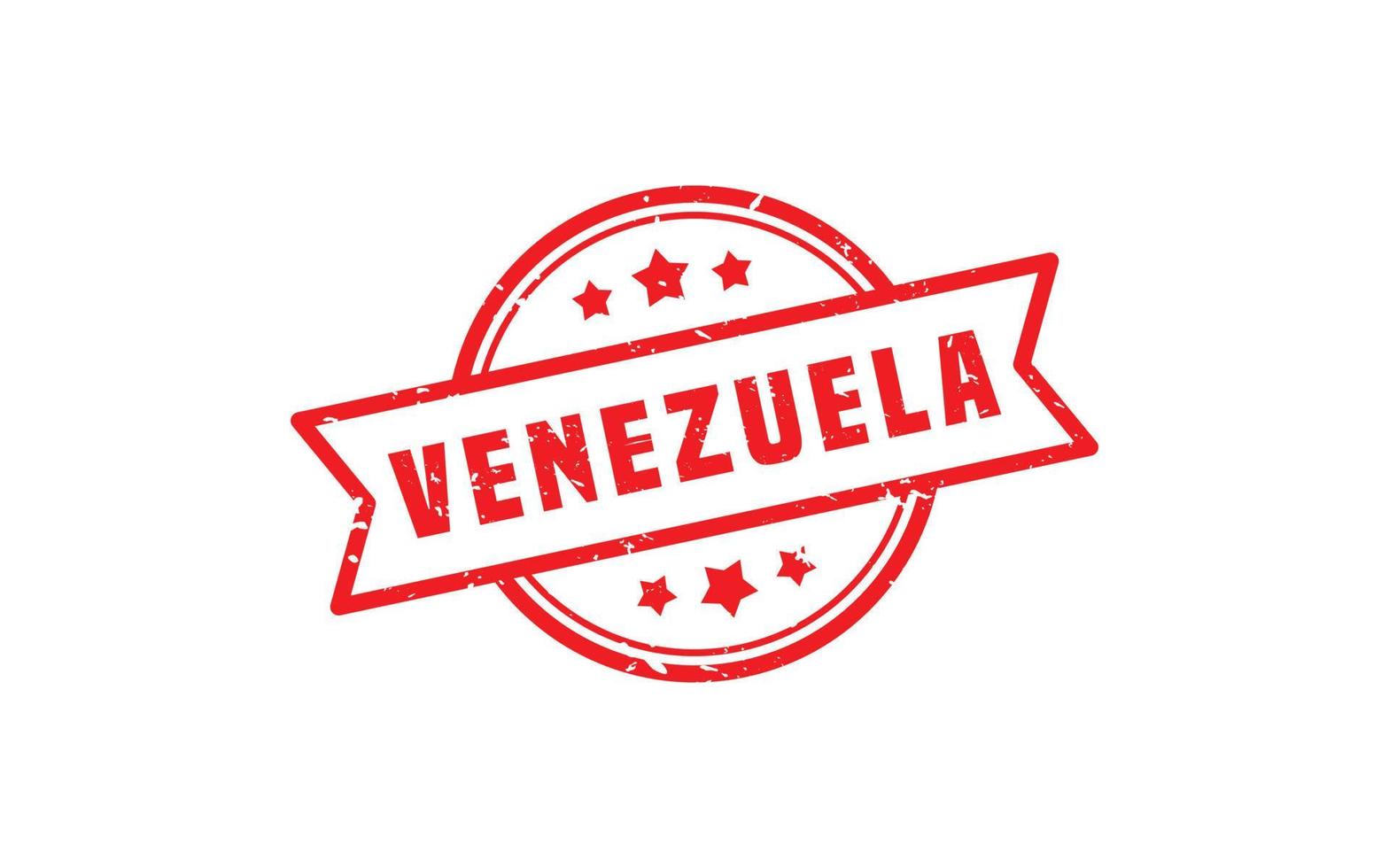 Venezuela postzegel rubber met grunge stijl Aan wit achtergrond vector