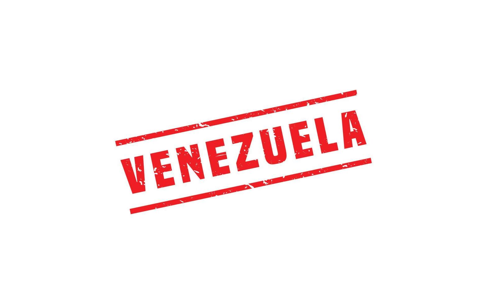 Venezuela postzegel rubber met grunge stijl Aan wit achtergrond vector