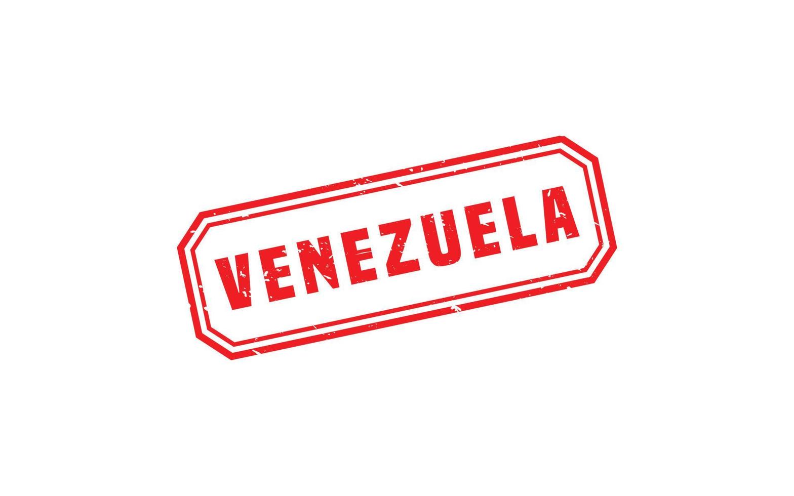 Venezuela postzegel rubber met grunge stijl Aan wit achtergrond vector