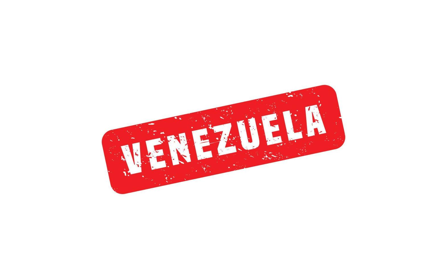 Venezuela postzegel rubber met grunge stijl Aan wit achtergrond vector