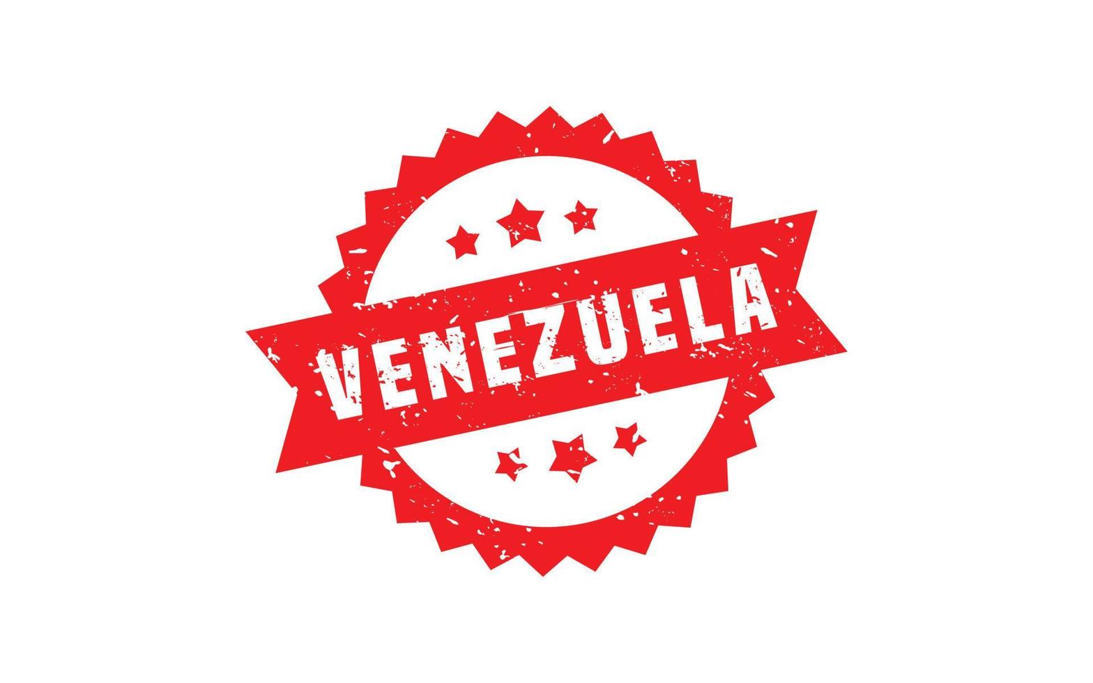 Venezuela postzegel rubber met grunge stijl Aan wit achtergrond vector