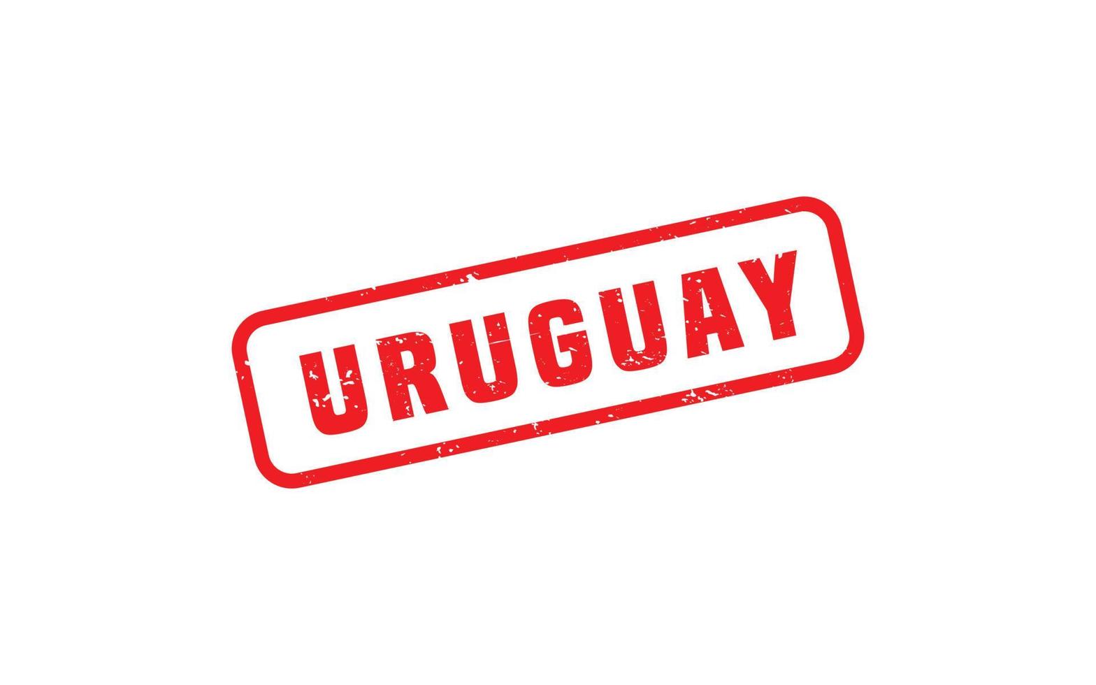 Uruguay postzegel rubber met grunge stijl Aan wit achtergrond vector