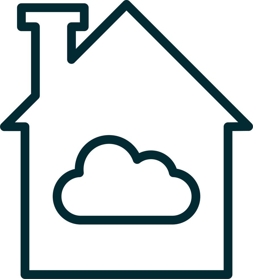 wolk vector pictogram