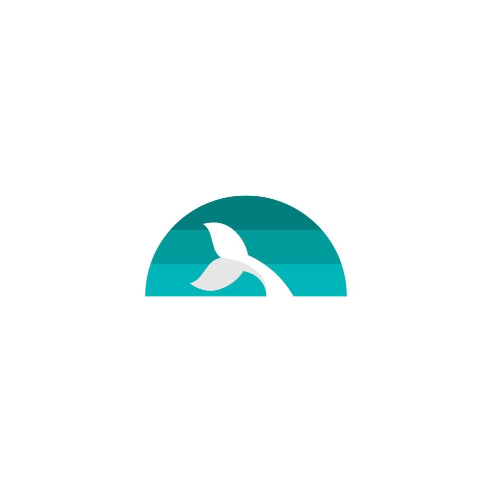 dolfijn logo ontwerp, haai logo vector