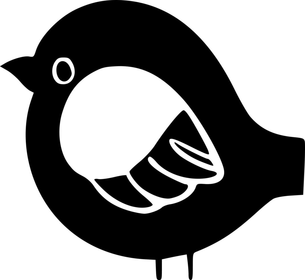 vector illustratie van vogel vorm