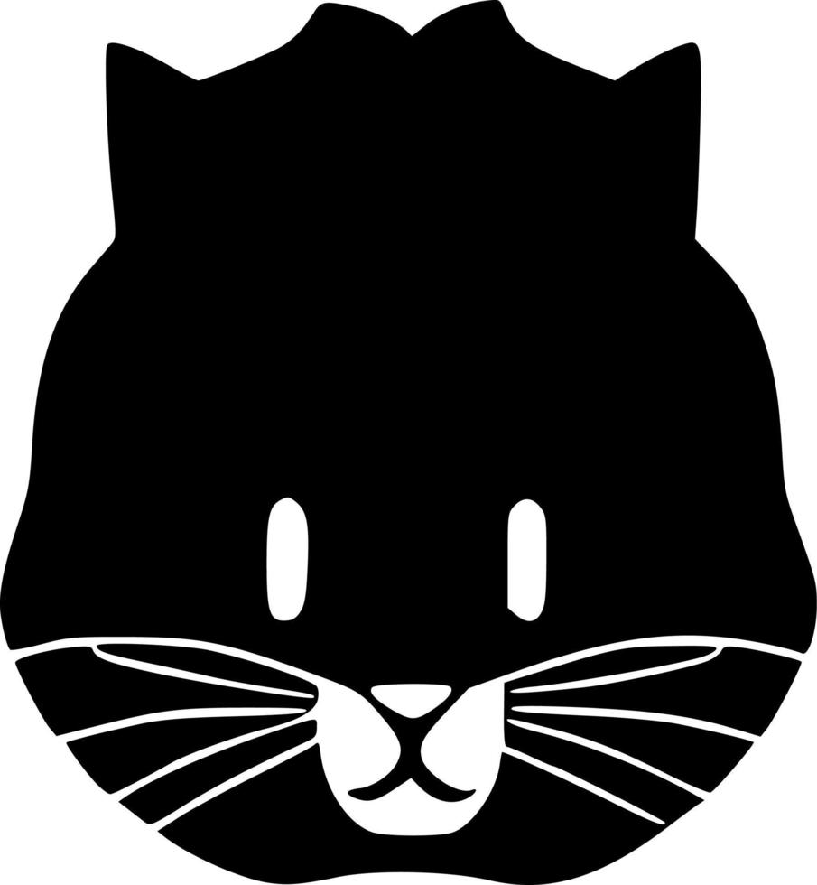 vector illustratie van kat vorm