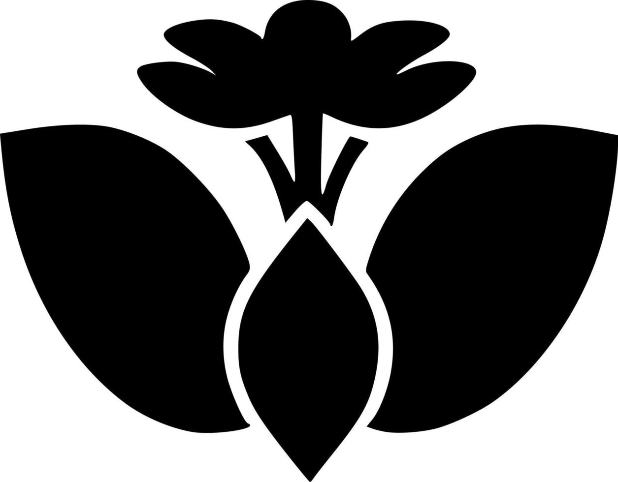 vector illustratie van bloem vorm