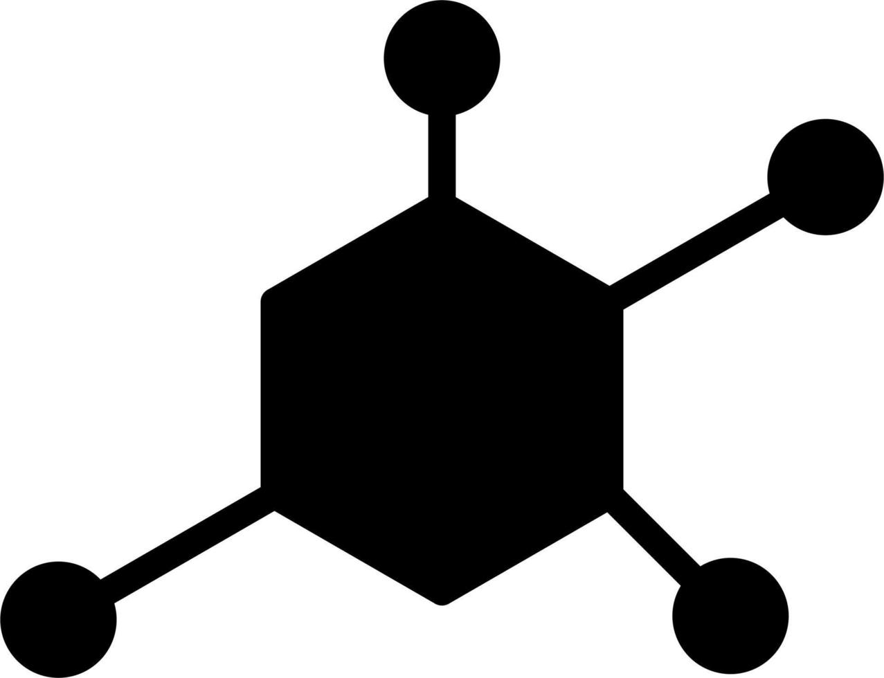 molecuul vector pictogram