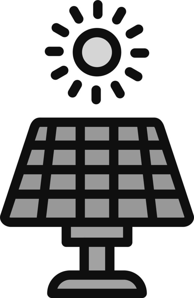 zonne-energie vector pictogram