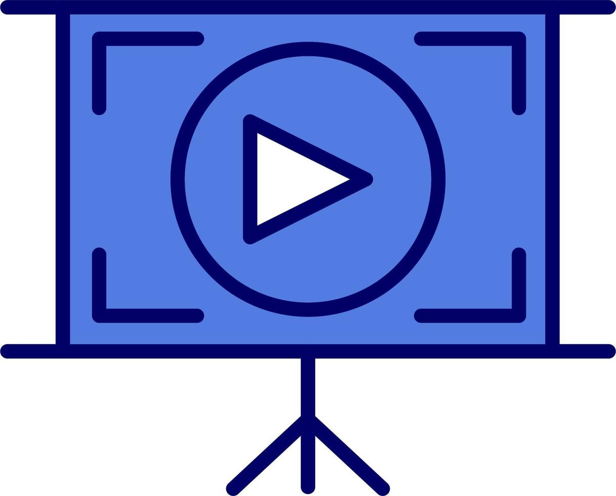 video zelfstudie vector icoon