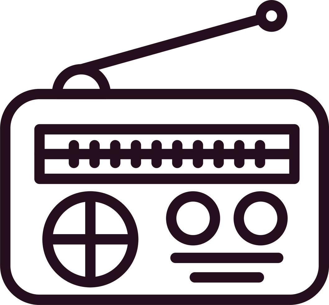 radio vector pictogram