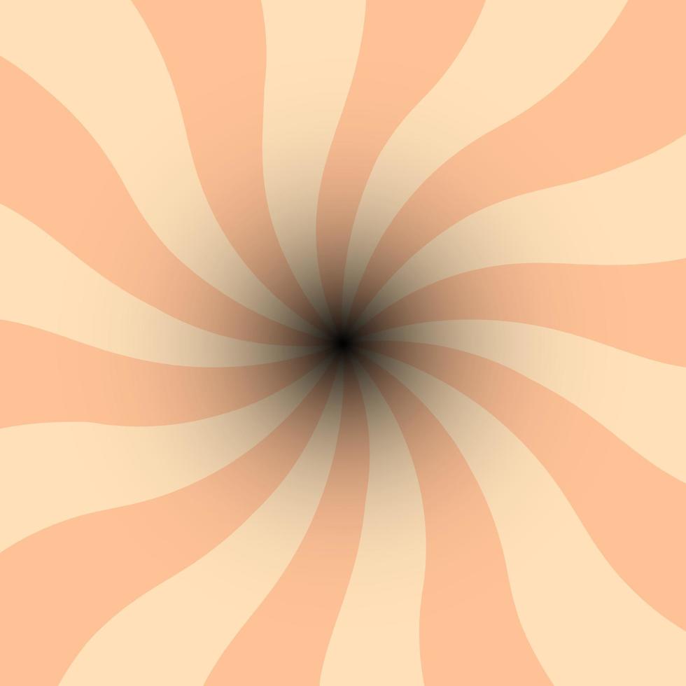 wervelende patroon beige achtergrond. convergeren psychadelic schaalbaar strepen. vector illustratie