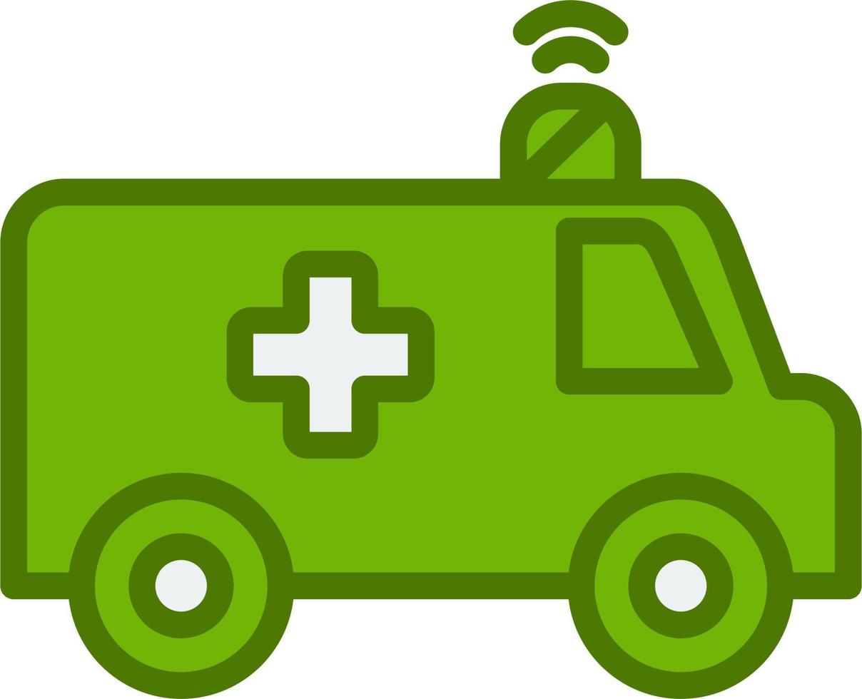 ambulance vector pictogram