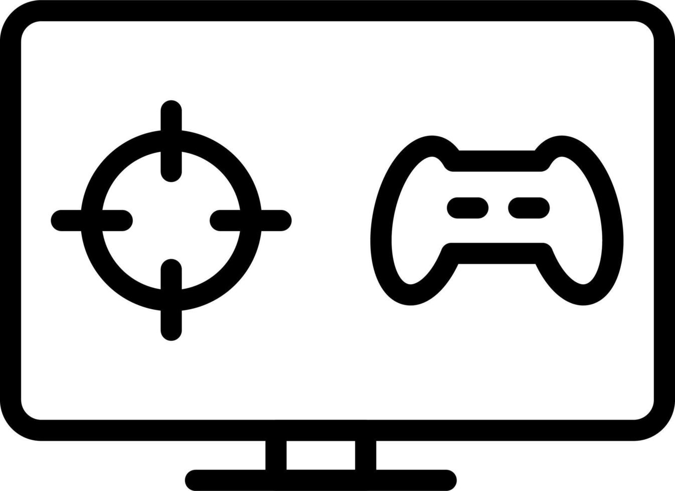 online gaming vector icoon