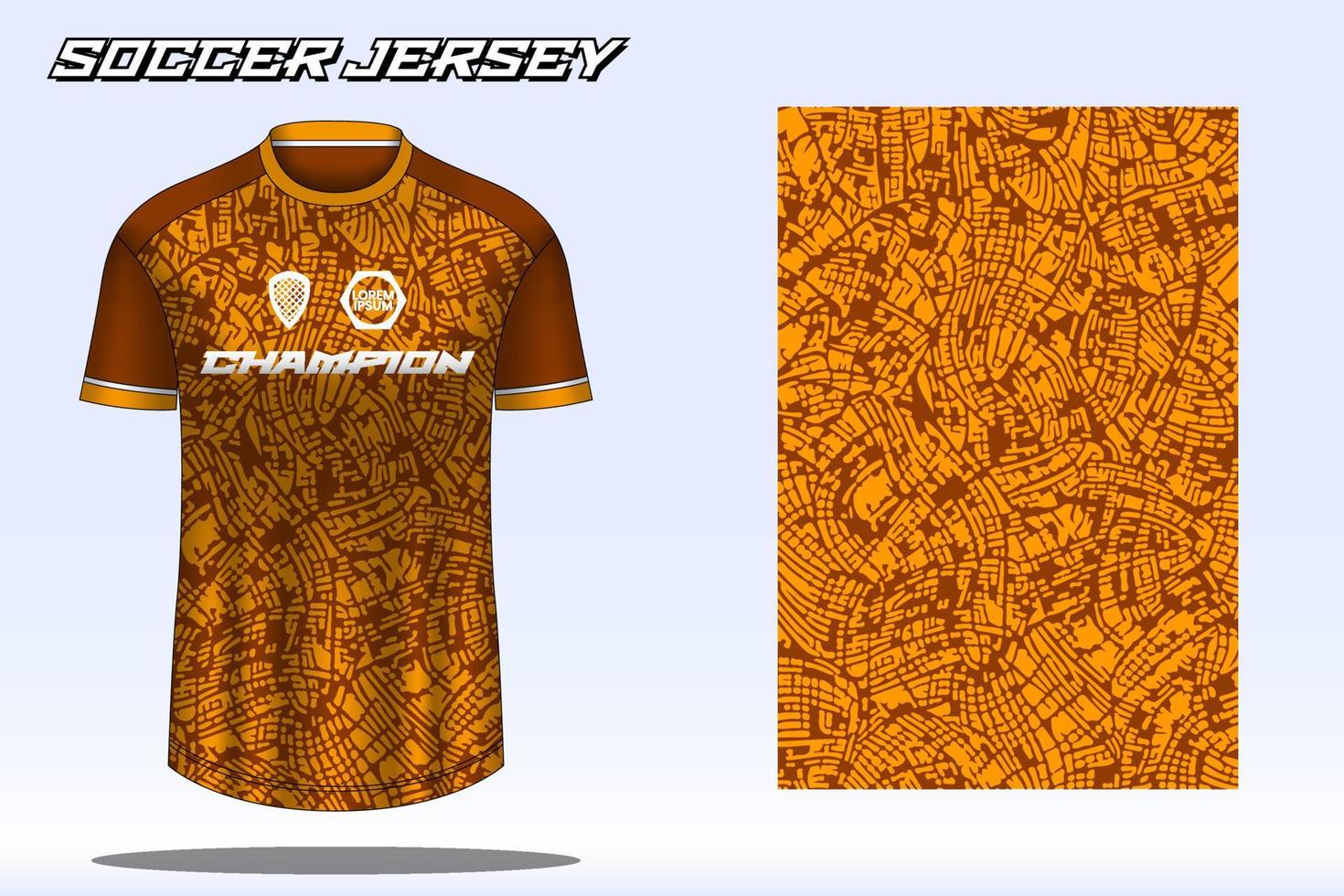 voetbal Jersey sport t-shirt ontwerp mockup voor Amerikaans voetbal club vector