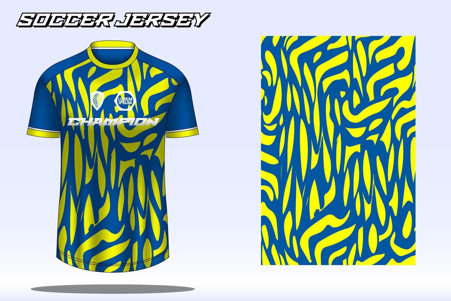 voetbal Jersey sport t-shirt ontwerp mockup voor Amerikaans voetbal club vector