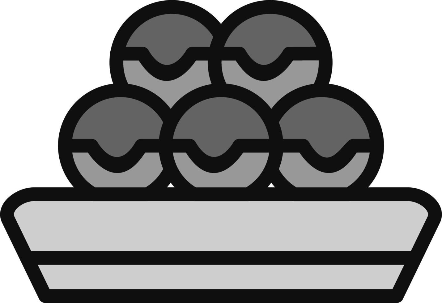 takoyaki vector icoon