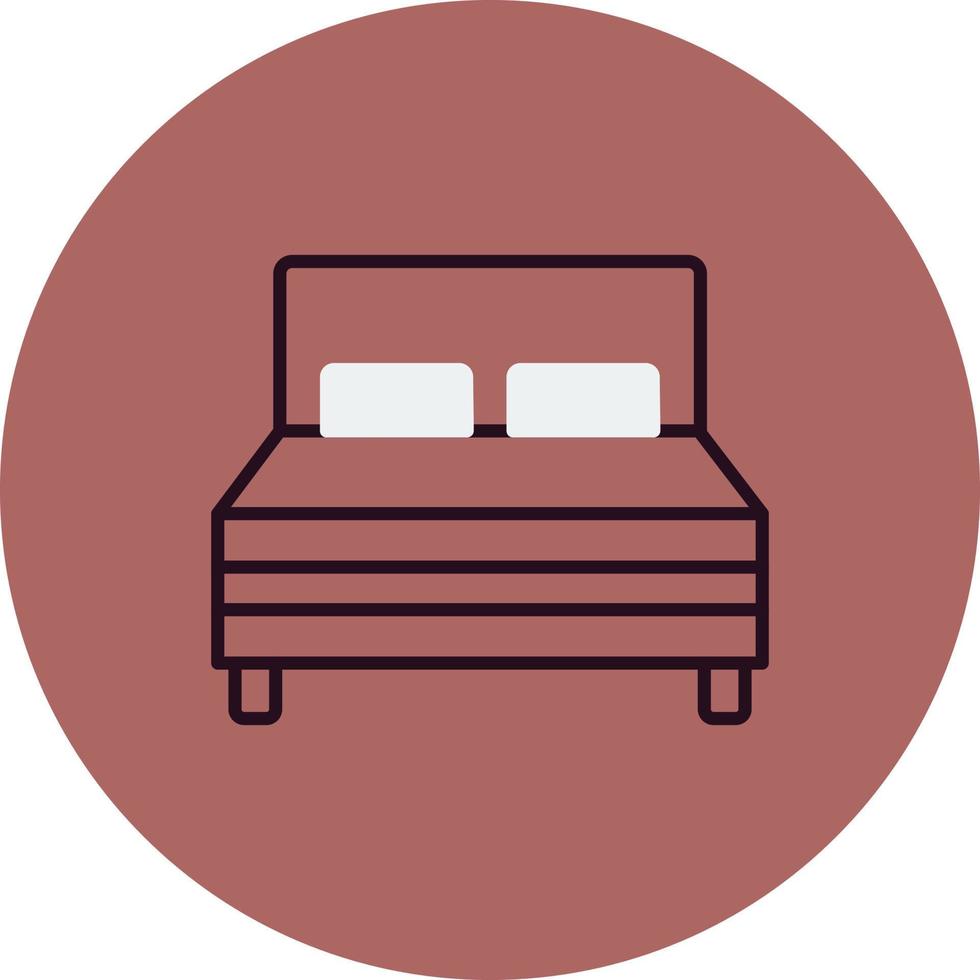 bed vector icoon