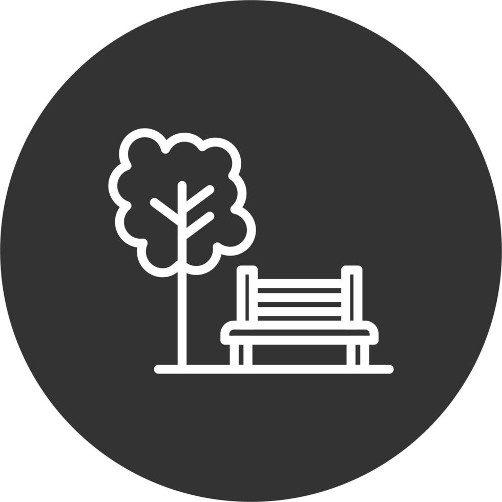 park vector pictogram