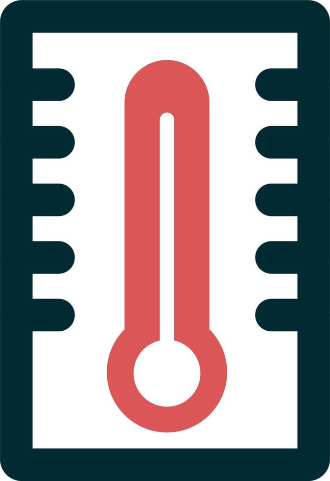 thermometer vector pictogram