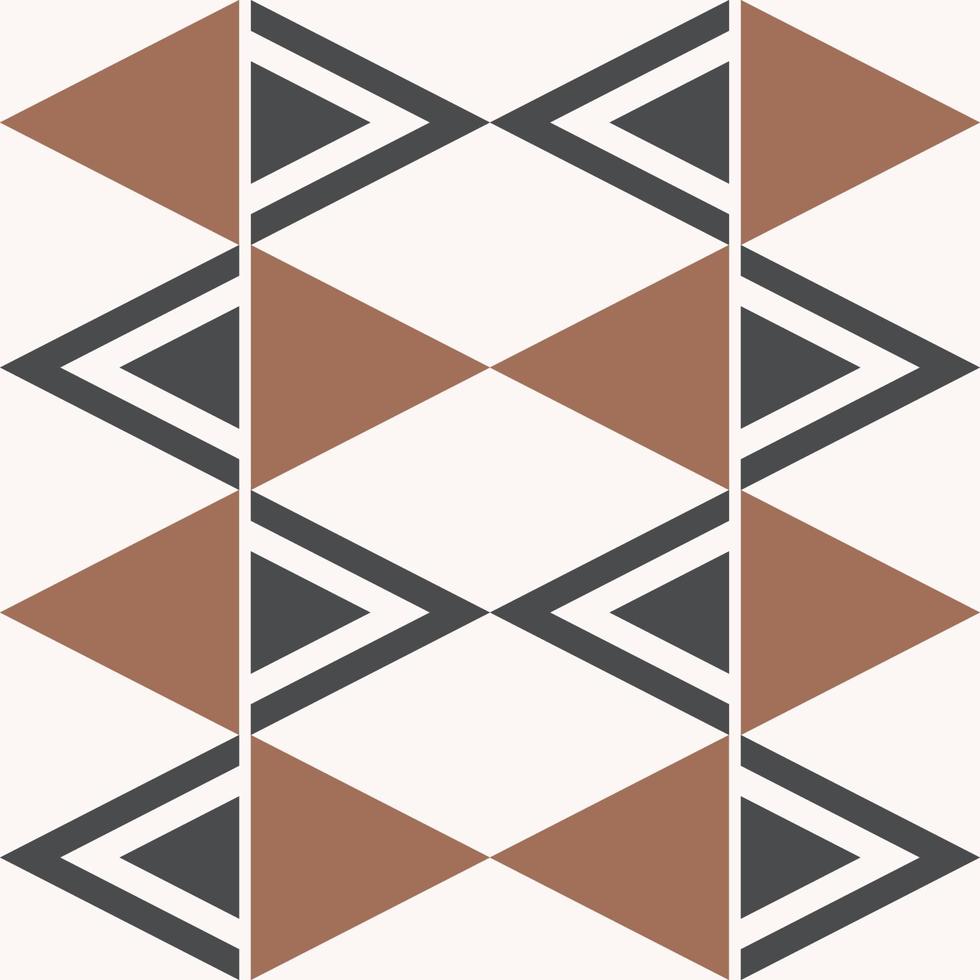 meetkundig driehoek patroon. abstract meetkundig driehoek vorm naadloos patroon achtergrond. meetkundig boho minimaal stijl gebruik voor kleding stof, textiel, huis decoratie elementen, bekleding, inpakken. vector