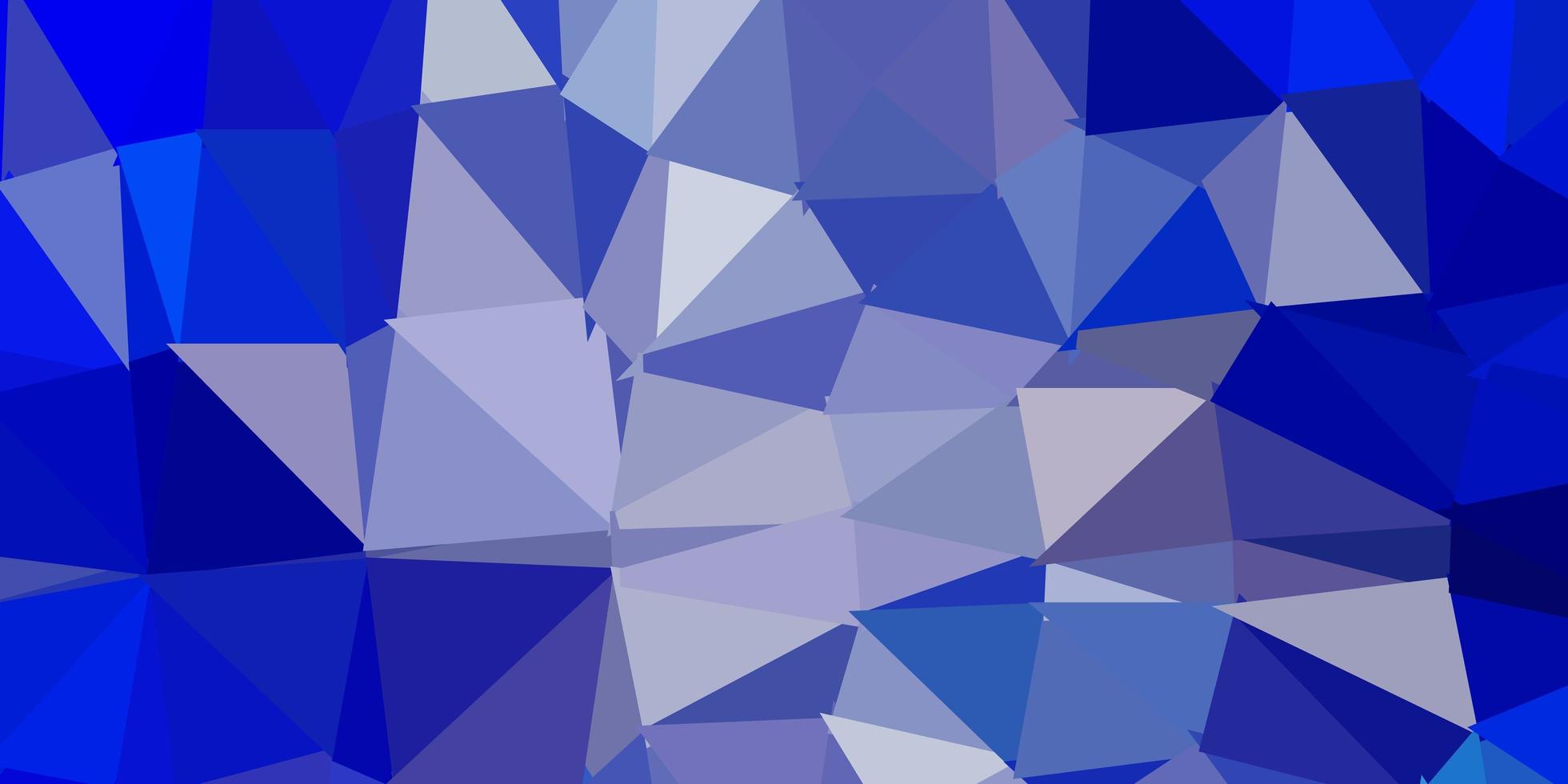 lichtblauwe vector kleurovergang veelhoek lay-out.