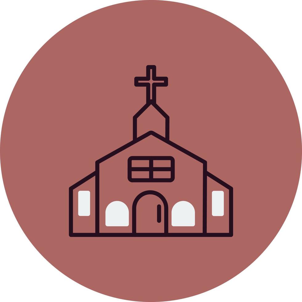 kerk vector pictogram