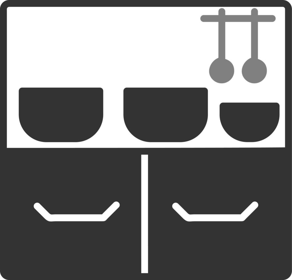 keuken plank vector icoon