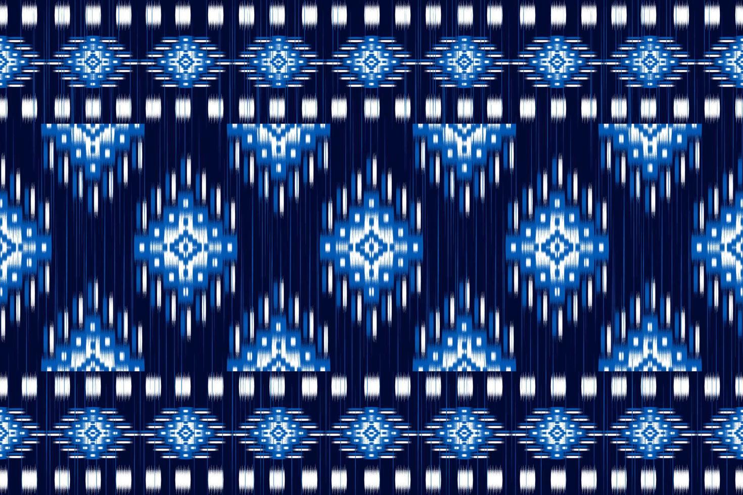 tapijt etnisch ikat patroon rood. meetkundig etnisch ikat naadloos patroon in stam. Mexicaans stijl. vector