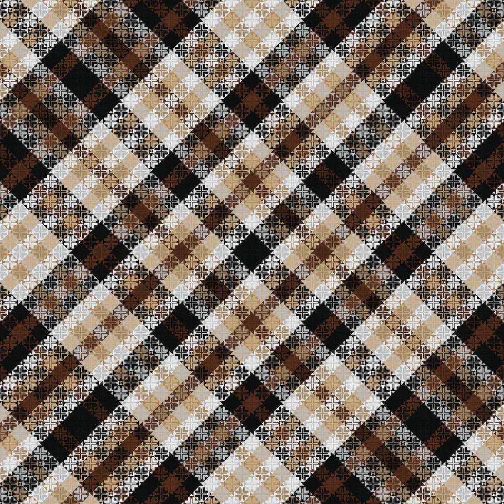 Schotse ruit plaid met nacht kleur patroon. vector