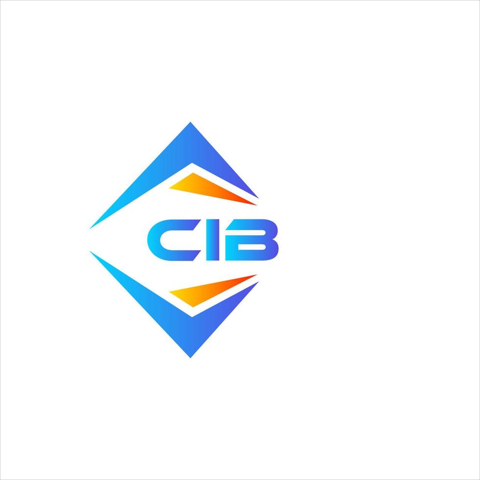 cib abstract technologie logo ontwerp Aan wit achtergrond. cib creatief initialen brief logo concept. vector