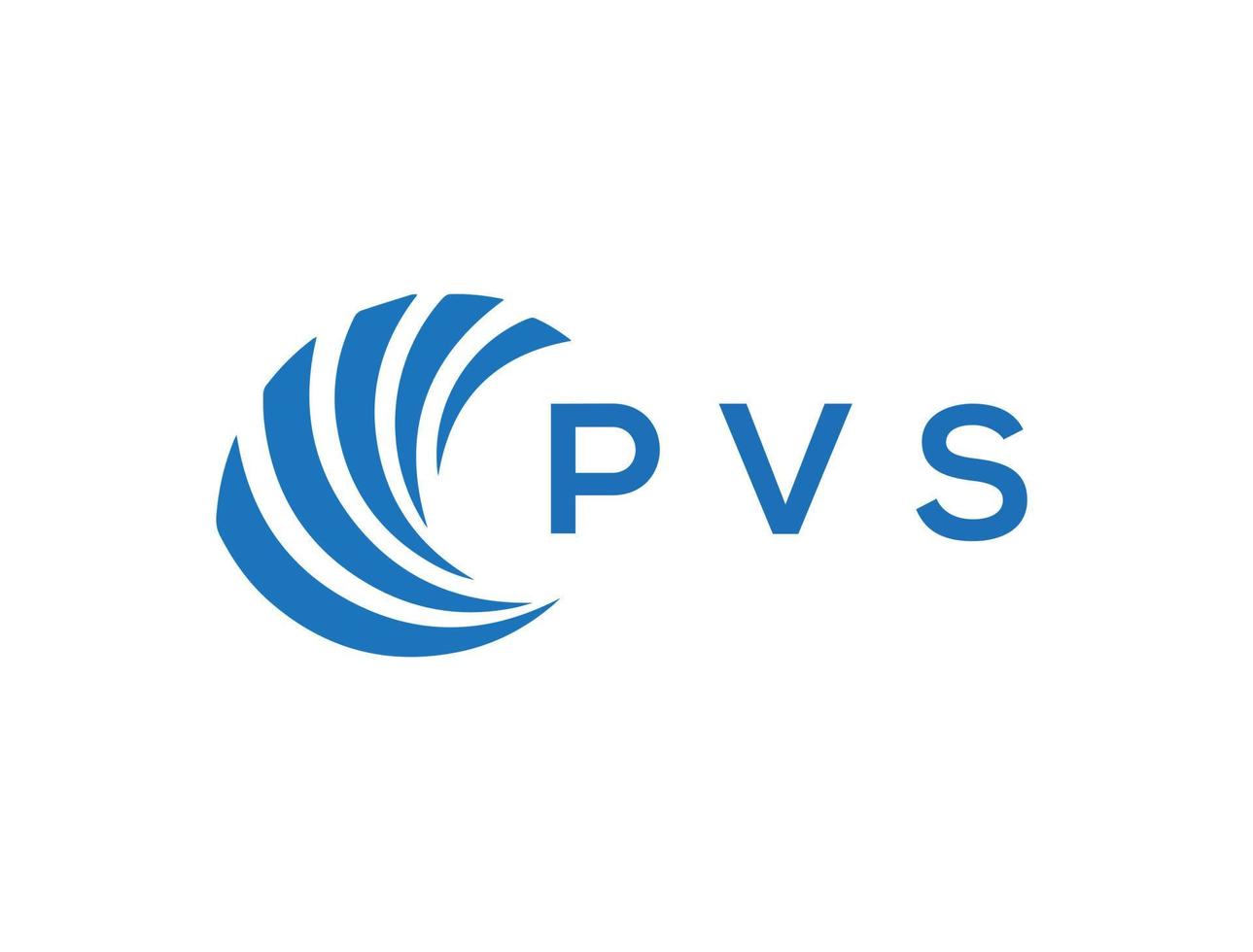 pvs brief logo ontwerp Aan wit achtergrond. pvs creatief cirkel brief logo concept. pvs brief ontwerp. vector