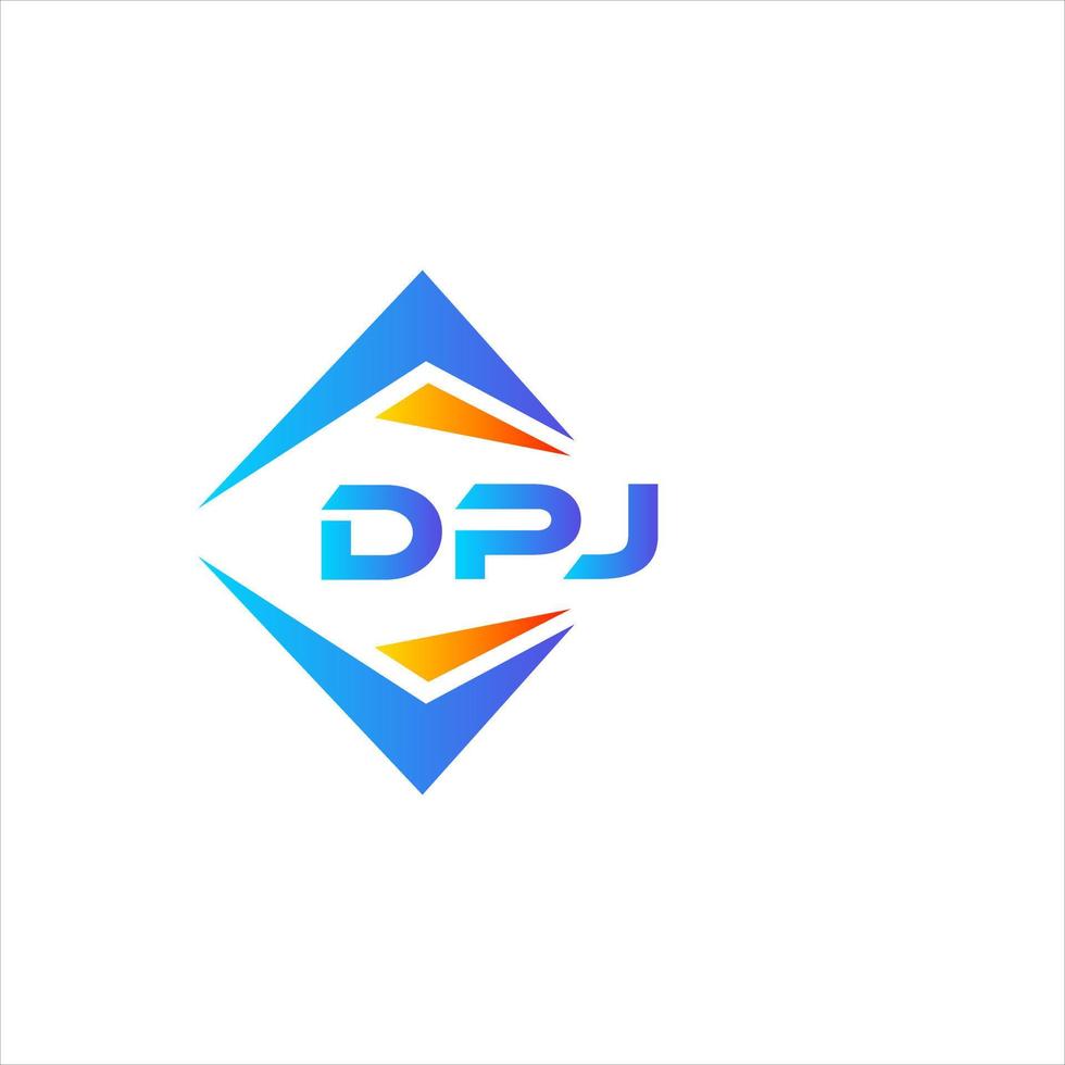 dpj abstract technologie logo ontwerp Aan wit achtergrond. dpj creatief initialen brief logo concept. vector