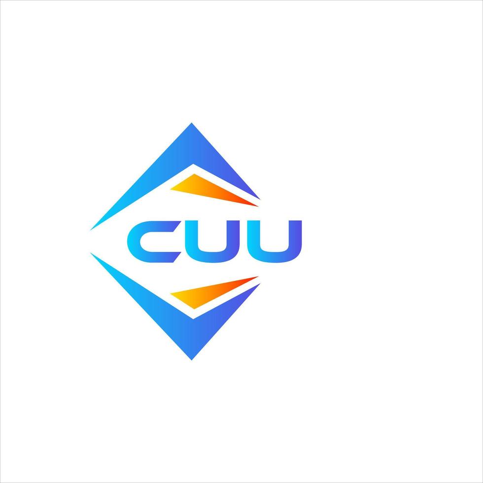 cuu abstract technologie logo ontwerp Aan wit achtergrond. cuu creatief initialen brief logo concept. vector