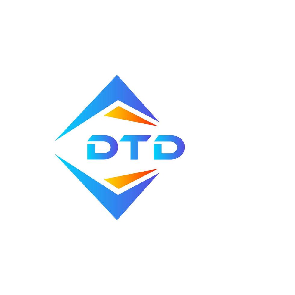 dtd abstract technologie logo ontwerp Aan wit achtergrond. dtd creatief initialen brief logo concept. vector