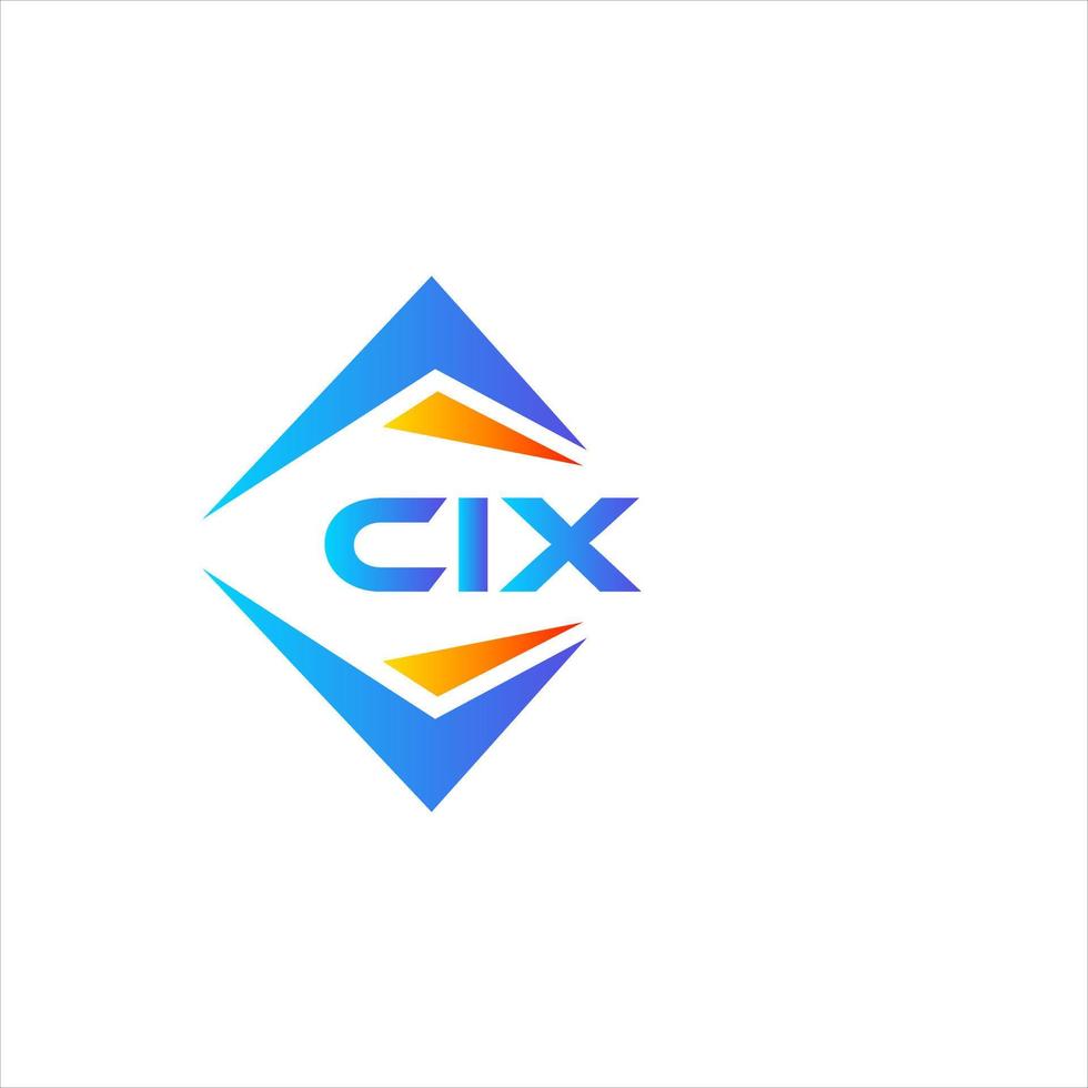 cix abstract technologie logo ontwerp Aan wit achtergrond. cix creatief initialen brief logo concept. vector