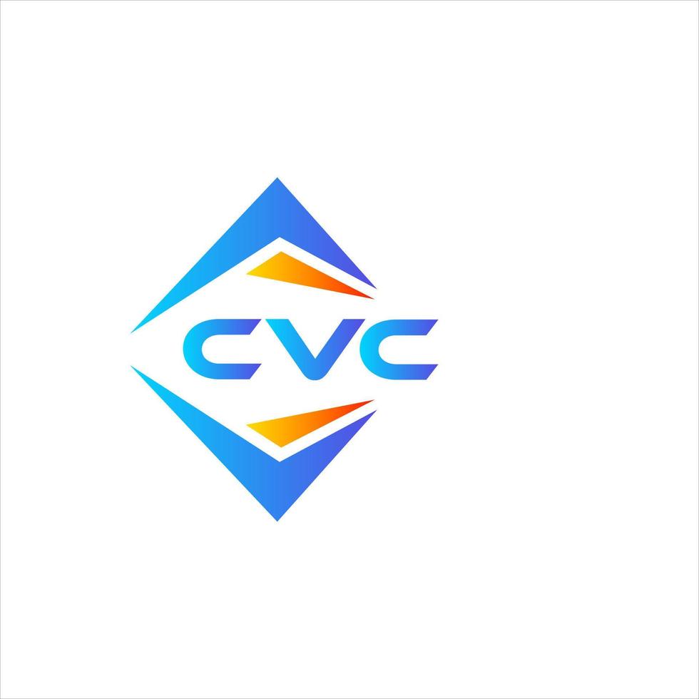 cvc abstract technologie logo ontwerp Aan wit achtergrond. cvc creatief initialen brief logo concept. vector