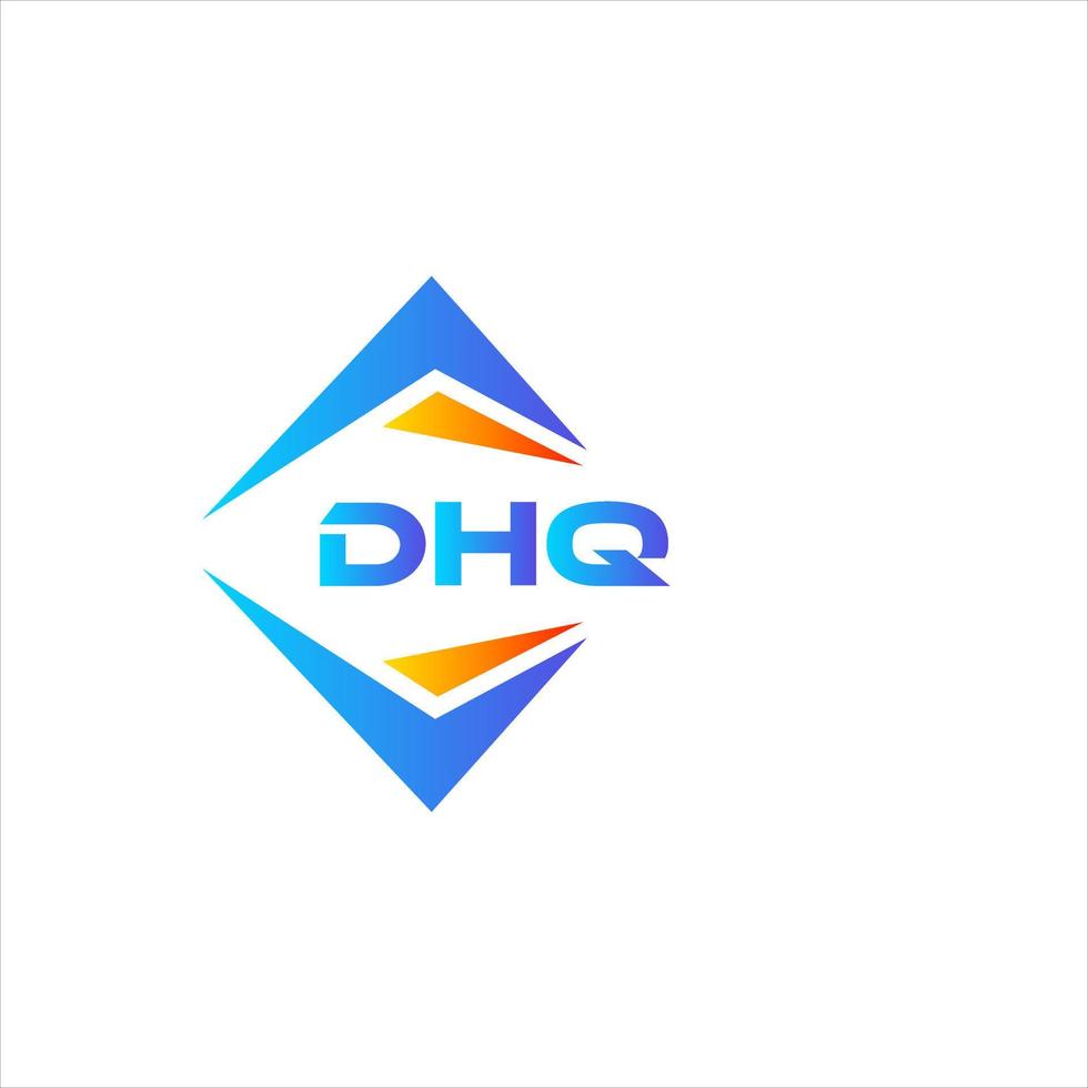 dhq abstract technologie logo ontwerp Aan wit achtergrond. dhq creatief initialen brief logo concept. vector