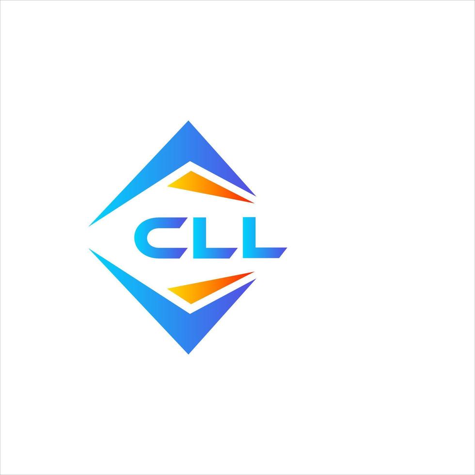 cll abstract technologie logo ontwerp Aan wit achtergrond. cll creatief initialen brief logo concept. vector