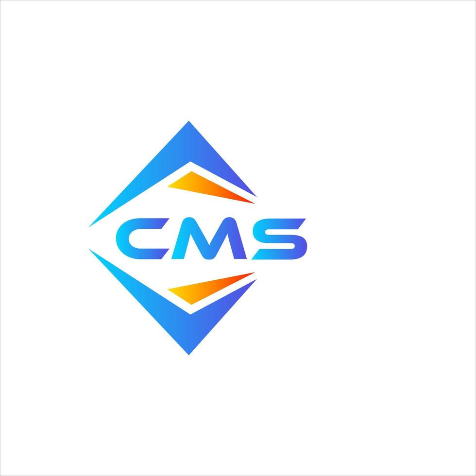 cms abstract technologie logo ontwerp Aan wit achtergrond. cms creatief initialen brief logo concept. vector