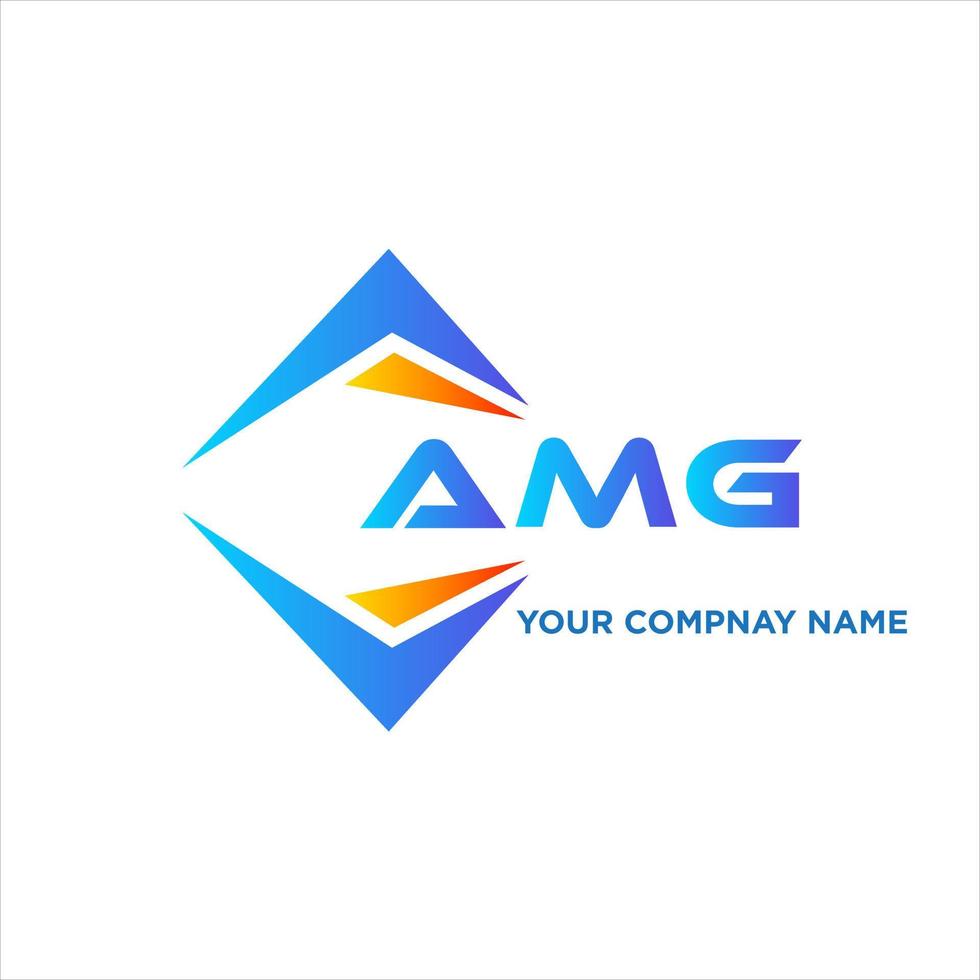 amg abstract technologie logo ontwerp Aan wit achtergrond. amg creatief initialen brief logo concept. vector