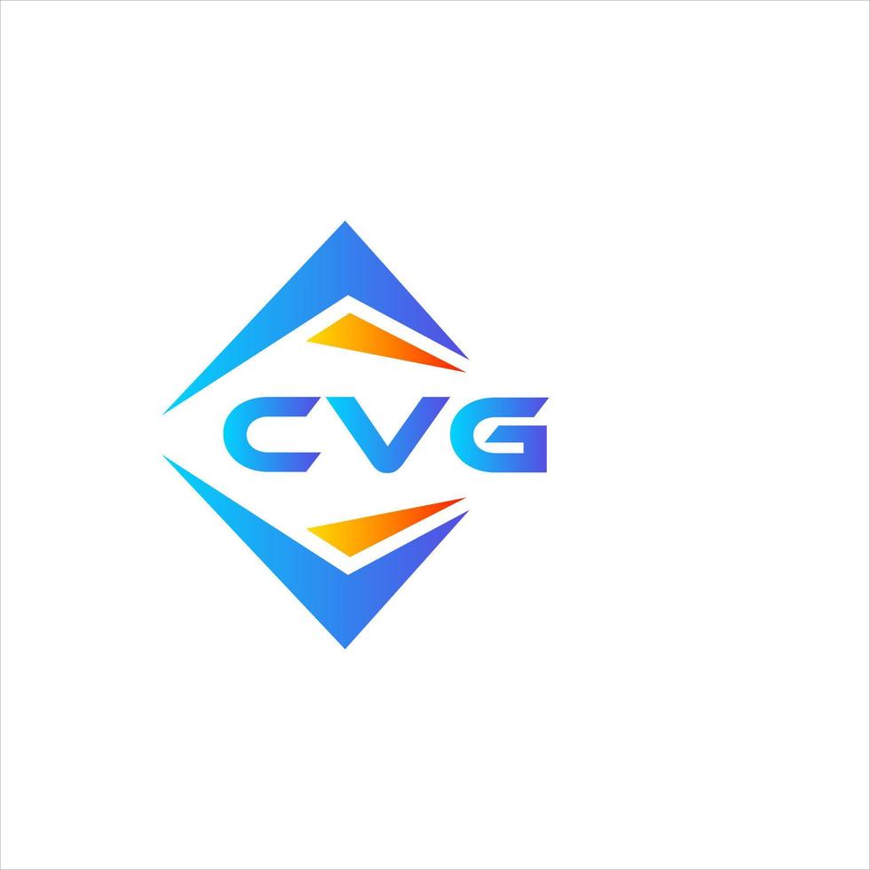 cvg abstract technologie logo ontwerp Aan wit achtergrond. cvg creatief initialen brief logo concept. vector