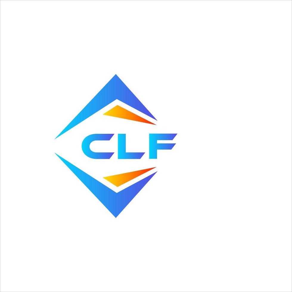 clf abstract technologie logo ontwerp Aan wit achtergrond. clf creatief initialen brief logo concept. vector