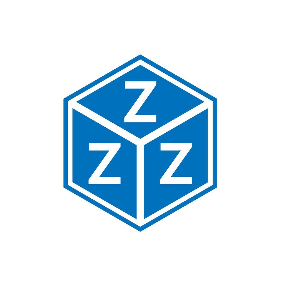 zzz brief logo ontwerp op witte achtergrond. zzz creatieve initialen brief logo concept. zzz brief ontwerp. vector