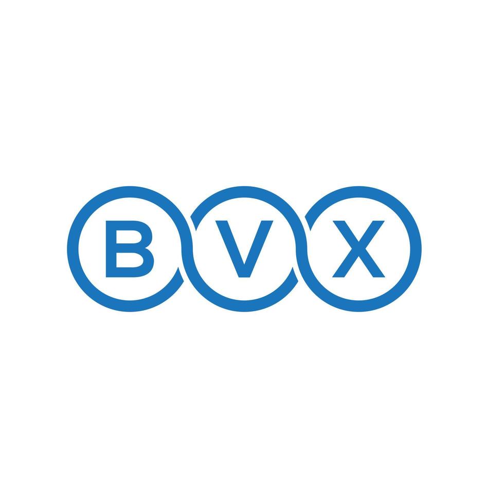 bvx brief logo ontwerp Aan wit achtergrond. bvx creatief initialen brief logo concept. bvx brief ontwerp. vector